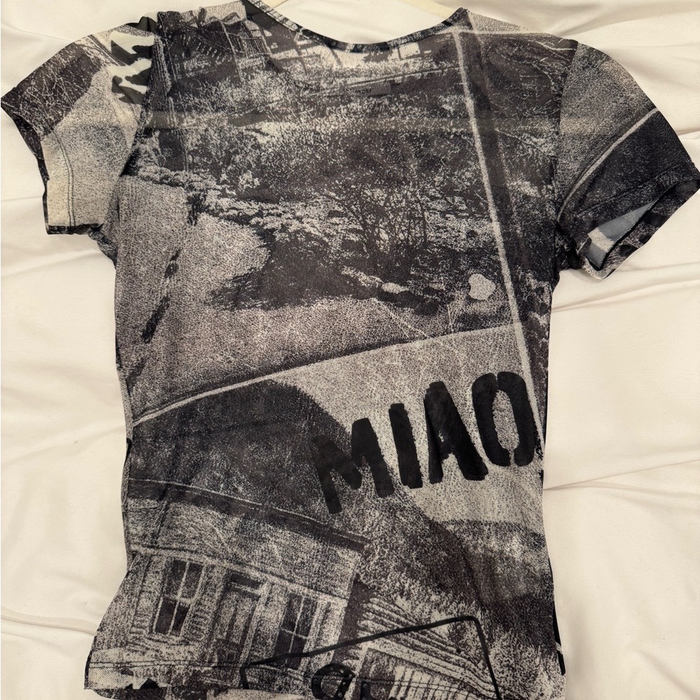 Miaou Mesh Mini Tee
